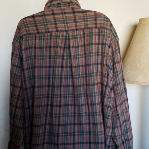 <CLAIBORNE> Men's Plaid Button Down Shirt - XL - Picture 7 of 8